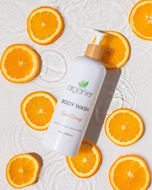 Sulfate-free organic castile body wash with plant-based ingredients