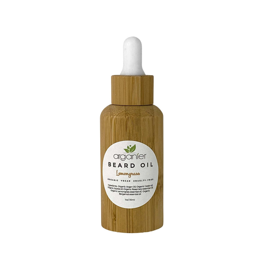 Organic beard growth oil for a fuller-looking beard