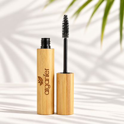 Arganier lash and brow serum, bamboo tube and spoolie applicator
